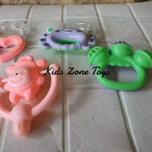 Mainan Baby Kerincingan / Baby Rattle Handbell Toys 4 in 1