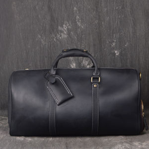 BOLIAO | Túi Du Lịch Công Việc Da Bò Full Grain Crazy Horse Thủ Công Dung Lượng Lớn 50cm