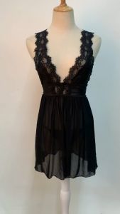 MIMI SHOP ชุดเดรส เดรสชุดนอน เดรสเซ็กซี่ 💖 กระโปรงแหวงกลาง เเถมจีสตริง ไซต์ S-XL นน.46-80 kg. M-431