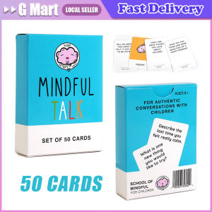 Mindful Talk- Party Card Game - for College Camping Parties - Funny for Men & Women