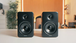 Edifier M90 Bluetooth Active Speaker 100W RMS Hi-Res Audio HDMI ARC Optical USB-C AUX Wireless Books