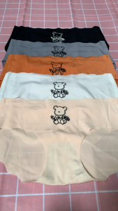 Set 5 Quần Chip Nữ Cute – Quần Lót Nữ Su Gấu Chất Su Cao Cấp Mềm Mịn 008