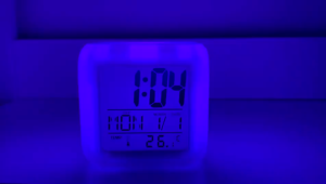 Color Change Digital Alarm Clock