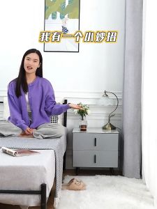 ตู้ข้างเตียง ตู้วางข้างเโต๊ะข้างเตียง พร้อมส่ง ชั้นวางของ บรรทัด วัสดุแข็งแรง