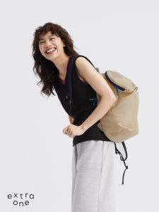 Extra One Lightweight High Capacity Recycled Nylon Shoulder Bag for Commuting And Traveling Womens Fashion Bag E2253BA01