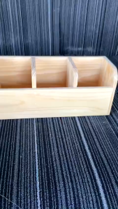 Kệ gỗ Đựng Ống Hút Cốc Ly Trà Sữa\D37 x R12 x C16cm) Ly Giấy Ly Nhựa Đựng Túi Trà Đựng Ống Hút Bằng Gỗ Tự nhiên