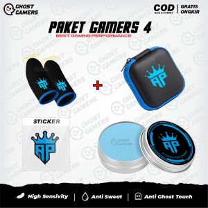 [ Paket 4 Murah ] Sarung Jempol Ap King Andra ST Anti Keringat Responsive Buat Game ff pubg mobile Legends Finger Touch Premium