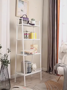 Kệ sách đa năng hình thang 3/4/5 tầng cho phòng ngủ ệ sách trang trí bằng sắt chất lượng cao
