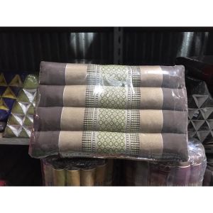 หมอนอิง 3 เหลี่ยมโบราณงานนุ้นแท้‼️ลายทอมือ‼️งานระเอียด