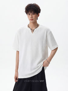 V37 | Breathable Loose Fit Mens T-shirt Short Sleeve Large Size