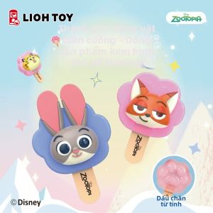 LIOH TOY | Hộp Mờ Hình Thú Zootopia Bánh Kem Đóng Tuyết Nam Châm Tủ Lạnh