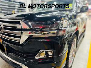 Toyota Land Cruiser 2016 2017 2018 2019 2020 FJ200 LC200 FJ202 LC202 V3 front headlamp headlight head lamp light led drl bodykit body kit