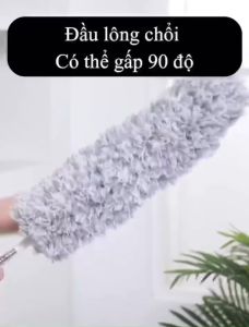 Chổi Quét Trần Gấp Gọn Lau Bụi Quét Trần Nhà Thông Minh