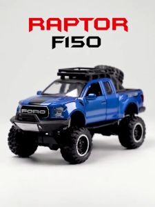 Ford Raptor F150 รถโลหะผสมรูปแบบสำหรับรถบรรทุกเด็กของเล่นสำหรับ Kids Toys สำหรับชายรถของเล่นรถบิ๊กฟุตของเล่นโมเดล