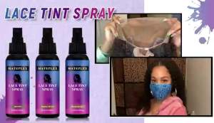 Lace Melting Tint Spray for Wigs Concealer for Hair Wigs Natural FinishingEdge Control for Women Toupees& Hairpieces(Golden Brown)