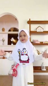 Viral Kerudung Mixue Anak Tk SD Usia 3-6 Tahun Desmonda Hijab