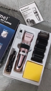 Kemei 1053 Mesin Alat Pencukur Bulu Kucing Anjing Pet Dog Cat Clipper Grooming Shaver