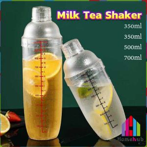 HB 350ml/500ml/700ml High Quality Milk Tea Shaker Cocktail Juice Shaker Bottle Blender Bar Supplies