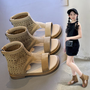 Antique Hollow High Heel Anti-slip Rome Sandals