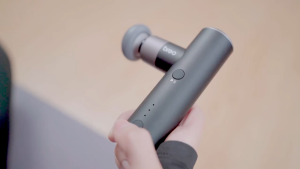 Breo Lucky S1 Mini Massage Gun Portable Deep Tissue Muscle Massager with 4 Massage Heads 4 Speed Levels Low Noise USB Type-C Rechargeable