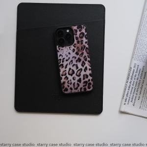 เคสโทรศัพท์ลายเสือดาว Starry Original สำหรับ iPhone 17 pro Max 14 Apple 16 ขอบดำ 15 น้ำหยด ฝาป้องกันแบบปิดเต็มจอ ฝาป้องกันแบบป้องกันการตกหล่น