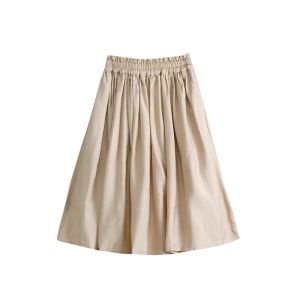 Cai Dad Small Fresh Childrens Clothing Green Skirt New Summer Fashion Girls Lightweight Cool Half Skirt A-Line Skirt