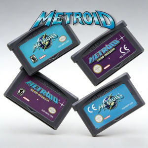 Bandai | Metroid Series GBA Game 32-bit Video Game Cartridge Console Card Fusion Zero Mission for GBA NDS USA EUR Version
