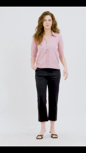 Krizia Hight-Waisted Straight Leg Cut Pants