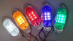 Vanka 6Led Light For Car Truck 24v Side Marker Indicator Turn Signal Lamp Trailer Taillight