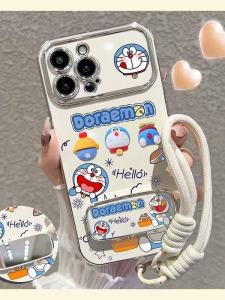 Blue Fat Guy Silicone Phone Case for Apple 17PROMAX iPhone 15/16 Soft Shell XR/XsMax Anti-Fall 7/8Plus Womens Mini New View