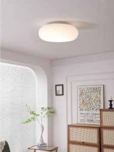 Scandinavian Modern Bedroom Minimalist Ceiling Light Hallway Balcony Living Room round Dimming LED Creative Study Normcore Light