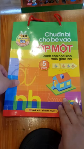 Sách: Combo Chuẩn Bị Cho Bé Vào Lớp Một Dành Cho Mẫu Giáo Lớn ( Túi 5 Cuốn)