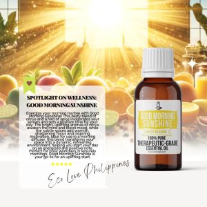 Eco Love Philippines: GOOD MORNING SUNSHINE Immune Synergy Essential Oil Blend - Boosts Wellness Naturally