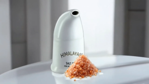 Reusable Ceramic Himalayan Salt Inhaler with Natural Pink Salt | Decorative Lifestyle Accessory for Personal Use