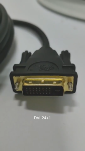 GENTECH Official Gold-Plated DVI-D to DVI-D Cable for High-Definition Monitor/Projector Connectivity - Black