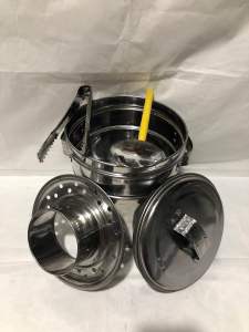 COD DANDANG BAKSO MINI STAINLES 22CM PENDEK LENGKAP MURAH