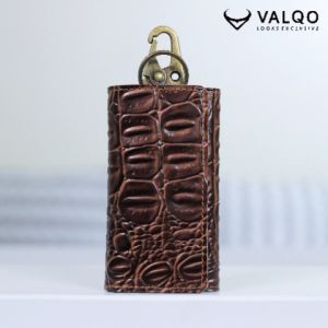 [VALQO] VRIO BY Dompet STNK Gantungan kunci kulit sapi untuk Mobil Motor STNK