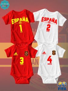 Baby FIFA Soccer Football Jersey Onesies - Espana