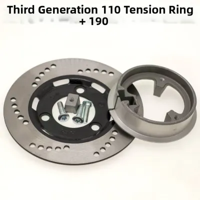 Universal Electric Vehicle Brake Upgrade Kit 130 Drum to Disc Conversion Kit with Tension Ring for No.9 Little Bull