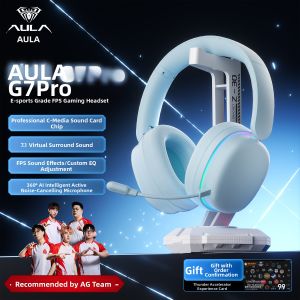 AULA | Gaming Wireless Bluetooth 7.1 Headset for FPS