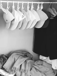 8 Pcs Hangar Topi Tempat Topi Gantung Rak Topi Tempel Dinding Display Topi Rak Topi Gantung Tas Baju Tempel Dinding