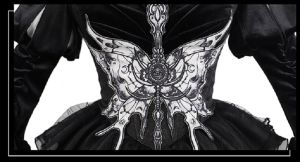 ชุด Lolita Gothic Elegant Long OP ดีไซน์ต้นกำเนิดของ Sakura Love ทรงคลาสสิก แขนยาว กระโปรงทรงเอ ชุดญี่ปุ่นสำหรับผู้หญิง