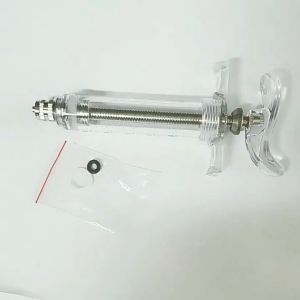5/10/50ml Syringe Veterinary Fiber Glass Syringe Heavy Duty Injection Syringe for Pig Farm Animal Medicine Feeder
