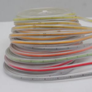 Hunta 220V COB Light Strip Multicolor Neon Waterproof COB Light Strip 5M/10M/20M Cuttable Neon Light Strip With Plug