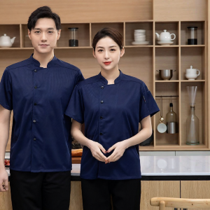 Quick-Drying Chef Uniform Short Sleeve