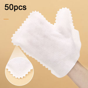 10/30/50PCS Dust Cleaning Gloves Non-woven Fish Scale Duster Cleaning Gloves Reusable Household Kitchen Gloves Clean Tools