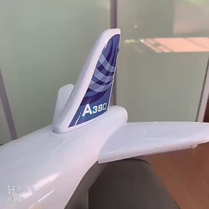 CuddleCove Airplane Model Kits Simulate A380 Passenger Plane Model Kids Learning Toddler Toys Boy Gift