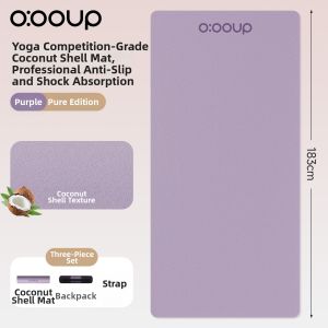 O:OOUP | Shock Absorbing Soundproof Natural Rubber Anti-Slip Home Yoga Mat