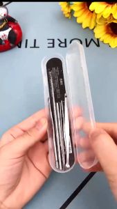 BISA COD - Korek Kuping SET 8 in 1 & Pembersih Telinga Stainless Steel 5 In 1