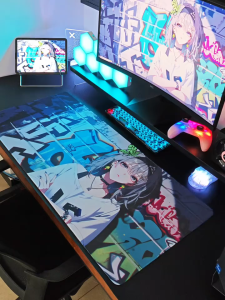 1pc Prajna mask Large Mouse Pad computer mat Desk Mat keyboard mat Office Gaming Table Mat